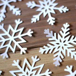 12 Snowflakes SVG Cut File