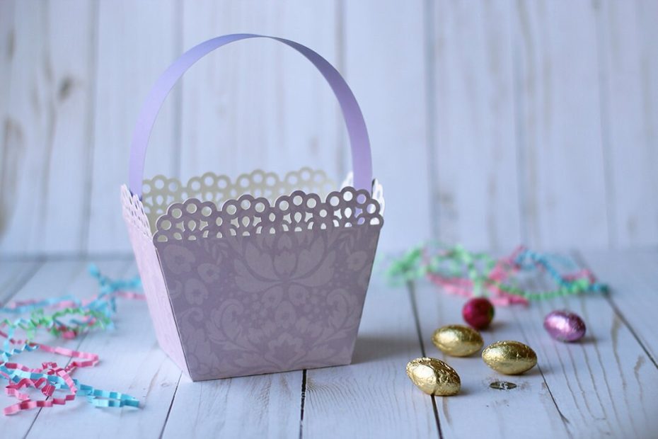Easter Basket with Lace Edge Detail SVG Cut File – EssyJae Design Shop