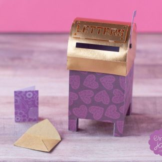 3D Mailbox with Mini Envelope and Card SVG Cut Files