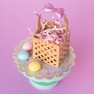Tiny Easter Basket SVG Cut File