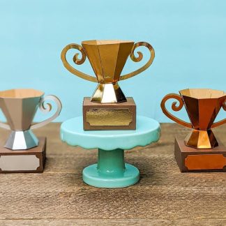 Mini 3D Trophy SVG Cut File