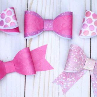 Mix & Match Paper Bow Pattern - Free PDF