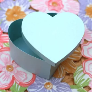 Simple 3D Heart Box SVG Cut File